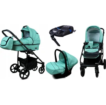 Kočárek Kočárek 4v1 BabyLux AIR ALU - sportovní kočárek, hluboká korba, autosedačka ISOFIX