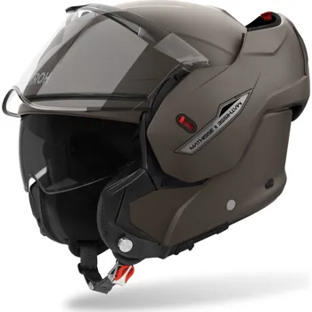Helma na motorku Překlápěcí helma na motorku Airoh Mathisse 2 Color matná bronzová S
