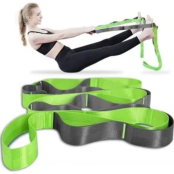 podložka na cvičení Popruh na jógu YOGA SEDCO STRETCH STRAP 220x3,8 cm