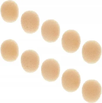 Mikrofon Houbičky / Krytky proti větru na hlavový mikrofon, tělová barva, 10 ks On Stage ASWS20N