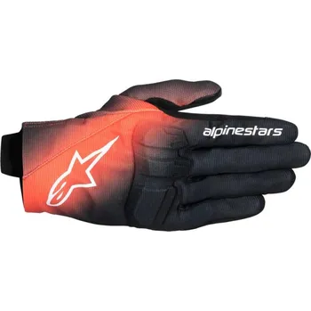 Moto rukavice Rukavice REEF V2, ALPINESTARS (černá/červená fluo/bílá) 2026 XL