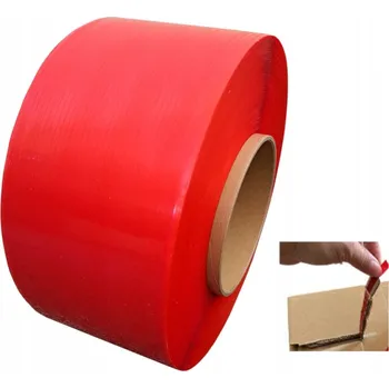 Lepicí páska TRHACÍ PÁSKA TEAR TAPE 4mm x 35 000m ČERVENÁ PRO OBÁLKY A KARTONY