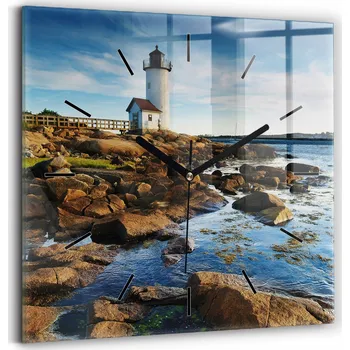 Hodiny Nástěnné hodiny Wallfluent černé 30 cm