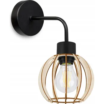 Nástěnné svítidlo Nástěnné svítidlo Light Home béžové, hnědé, černé E27 60 W