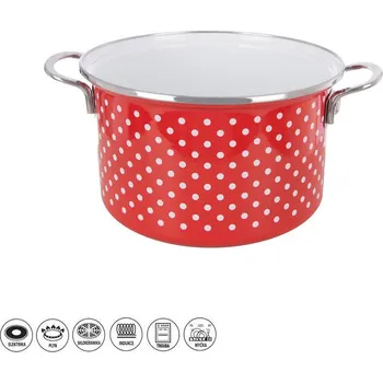 Hrnec Hrnec smalt TEČKA Lem 4 l