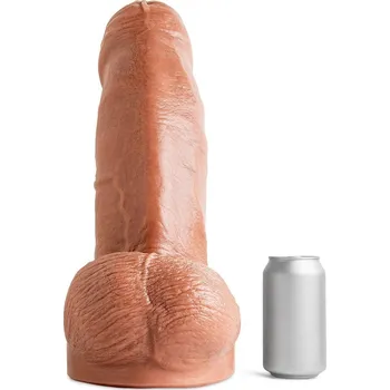 Dildo Mr. Hankey’s Toys Monster Dildo XXXXL, prémiové silikonové dildo s Vac-U-Lock 41,5 x 10,2–11,7 cm