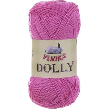 Galanterie Příze Dolly, 535, sytá růžová