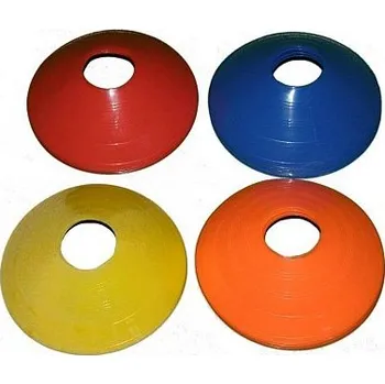 Sportovní kužel Kužely kopaná nízké-vytyčovací mety - 1 ks zelená