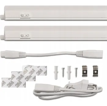 LED páska 2x LED Páska POD LINKU do kuchyně 14W 120cm S KABELEM