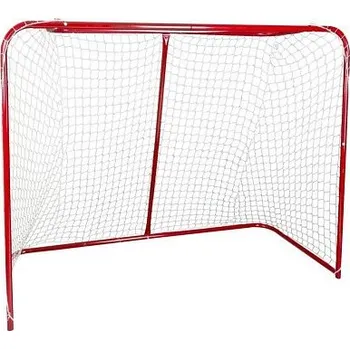 Fotbalová branka FLORBALOVA BRANKA TRENING 160X115CM se sítkou červená