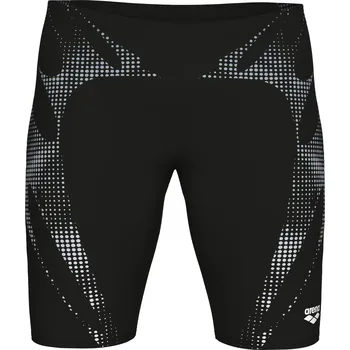 Pánské plavky Pánské 3/4 plavecké plavky ARENA-MENS SPIDER WEB SWIM JAMMER Černá 4XL