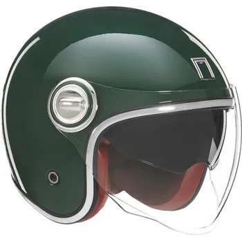 Helma na motorku Přilba heritage, nox premium (britská závodní zelená, vel. xl) 2025