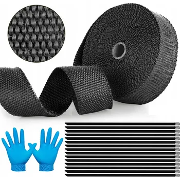 Izolační páska Termoizolační páska na výfukové svody 15M + 15 stahovacích pásek