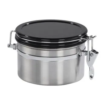 Dóza na potraviny Xavax dóza na 250 g mleté kávy nebo jiné potraviny, vzduchotěsná, ušlechtilá ocel, stříbrná