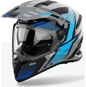 Auto-moto Přilba BANDIT Spicy, AIROH (modrá lesklá) 2026 XL