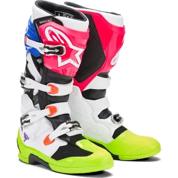 Moto obuv Boty TECH 7 limitovaná edice HAY, ALPINESTARS (multicolor) 2025 47