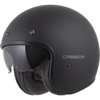 Helma na motorku Přilba Oxygen 2.0 Solid, CASSIDA (černá matná/tmavě šedá) 2026 M