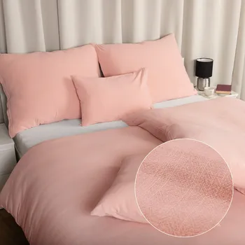 Povlečení Lněné ložní povlečení LEN-021 Světle starorůžové - prodloužené 140x220 cm