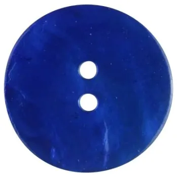 Knoflík Knoflík dámský DILL 241113 perleť.modrá - Modrá, 13mm
