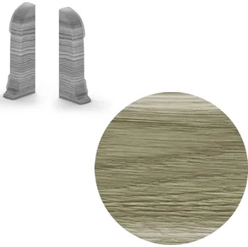 soklová lišta SALAG AP28 koncovka L+P k liště NGF56, PVC urban legend, 56 mm, 1 pár