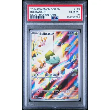 Sběratelská karetní hra Pokémon Pokémon Bulbasaur 143/142 - Stellar Crown - PSA 10