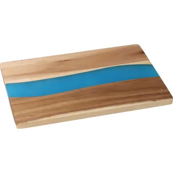 Kuchyňské náčiní Akáciové prkénko s epoxidovou pryskyřicí 30 x 20 cm