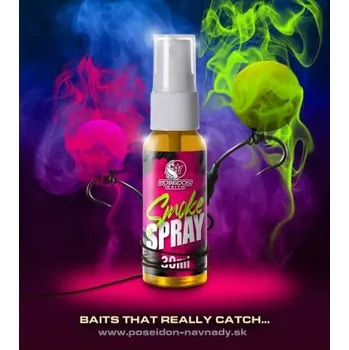 Návnadové aroma Poseidon Baits SMOKE spray 30ml - Sladká Kukuřice