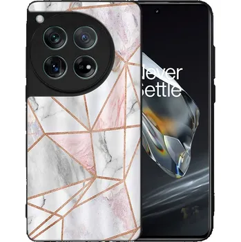 Pouzdro na tablet VSECHNONAMOBIL 105207 MY ART Ochranný kryt pro OnePlus 12 PINK MARBLE (143)