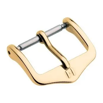 Řemínek na hodinky Přezka k řemínku k hodinkám H-Classic Gold zlacená 14 mm