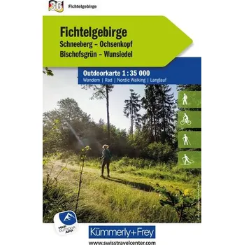 Kümmerly+Frey Outdoorkarte Deutschland 36 Fichtelgebirge 1:35.000