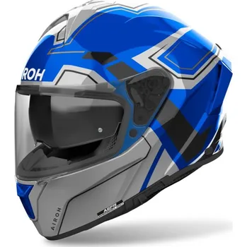 Helma na motorku Přilba SPARK 2 Dart, AIROH (modrá lesklá) 2026 M
