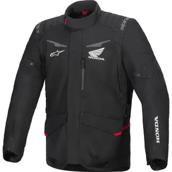 Moto bunda Bunda ST-1 WATERPROOF HONDA kolekce, ALPINESTARS (černá/červená) 2026 L