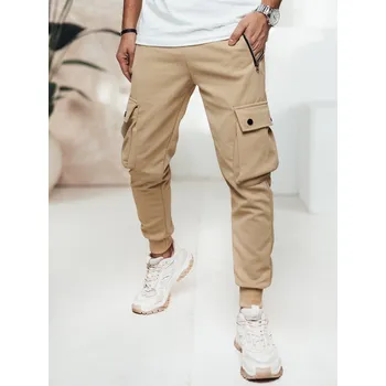 Pánské kalhoty cargo UX4459 Barva: Béžová, Velikost: 2XL