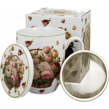 Hrnek Duo Pivoňky porcelán 360 ml