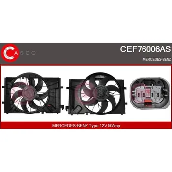 Chladič motoru Elektromotor, větrák chladiče CASCO CEF76006AS