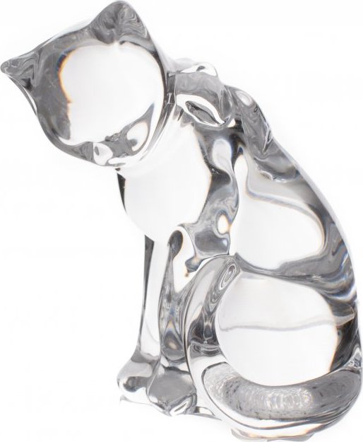 Figurka Kočka, Crystal Bohemia, 9 cm