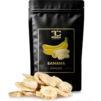 Sušené ovoce DEDRA KŘUPAVÉ BANÁNY - lyofilizované plátky, ovoce sušené mrazem, 50 g