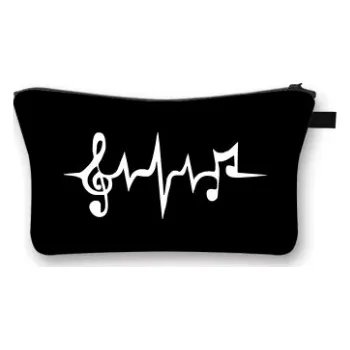 Kosmetická taška s potiskem - hudební zvuk