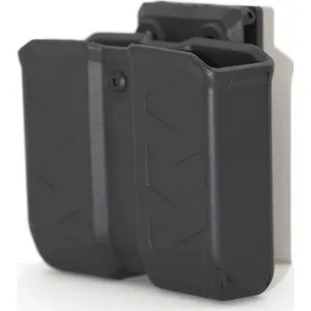 Příslušenství pro sportovní střelbu Pouzdro na 2 pistolové zásobníky - černé 351c