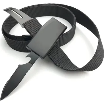 Příslušenství pro sportovní střelbu Opasek s nožem - černý 256cN