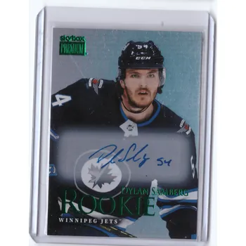 Sběratelská karetní hra 2022-23 UD Metal Universe Skybox Premium DYLAN SAMBERG Emerald Rookie Auto Podpis