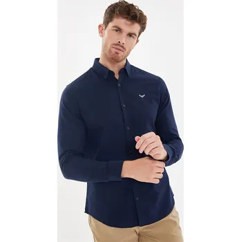 Pánská košile Košile Threadbare Navy 1009309 XL