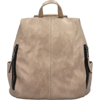 Městský batoh Stylový dámský kabelko-batůžek Hermann, zemitá