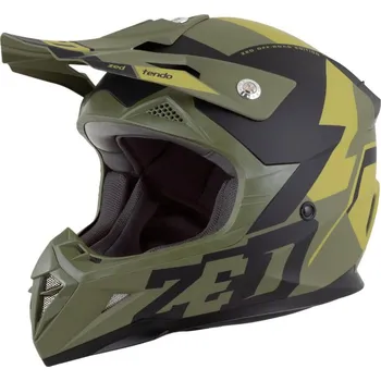 Helma na motorku Přilba X1.9 TENDO, ZED (tmavě zelená/světle zelená) 2026 S (55 až 56 cm)