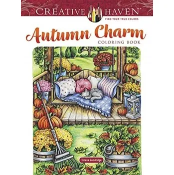 První čtění Creative Haven Autumn Charm Coloring Book - Goodridge, Teresa
