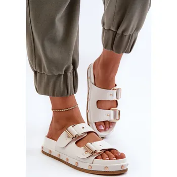 Dámské pantofle Dámské žabky na platformě Big Star NN274083 Barva: Bílá, Velikost: 37