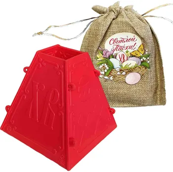 Nádoba na pečení Forma na tvarohový paschu v sáčku 11,5×12×12 cm