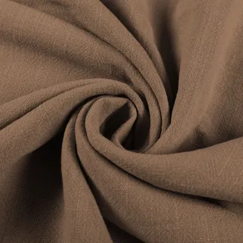 Lněná látka LEN-022 Světle hnědá - metráž šířka 140 cm