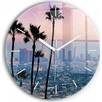 Hodiny Nástěnné hodiny Wallfluente černé 30 cm