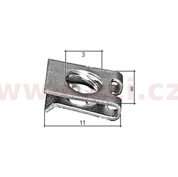 Autodíl Kovová příchytka (sada 10 ks) ACI UP 71451